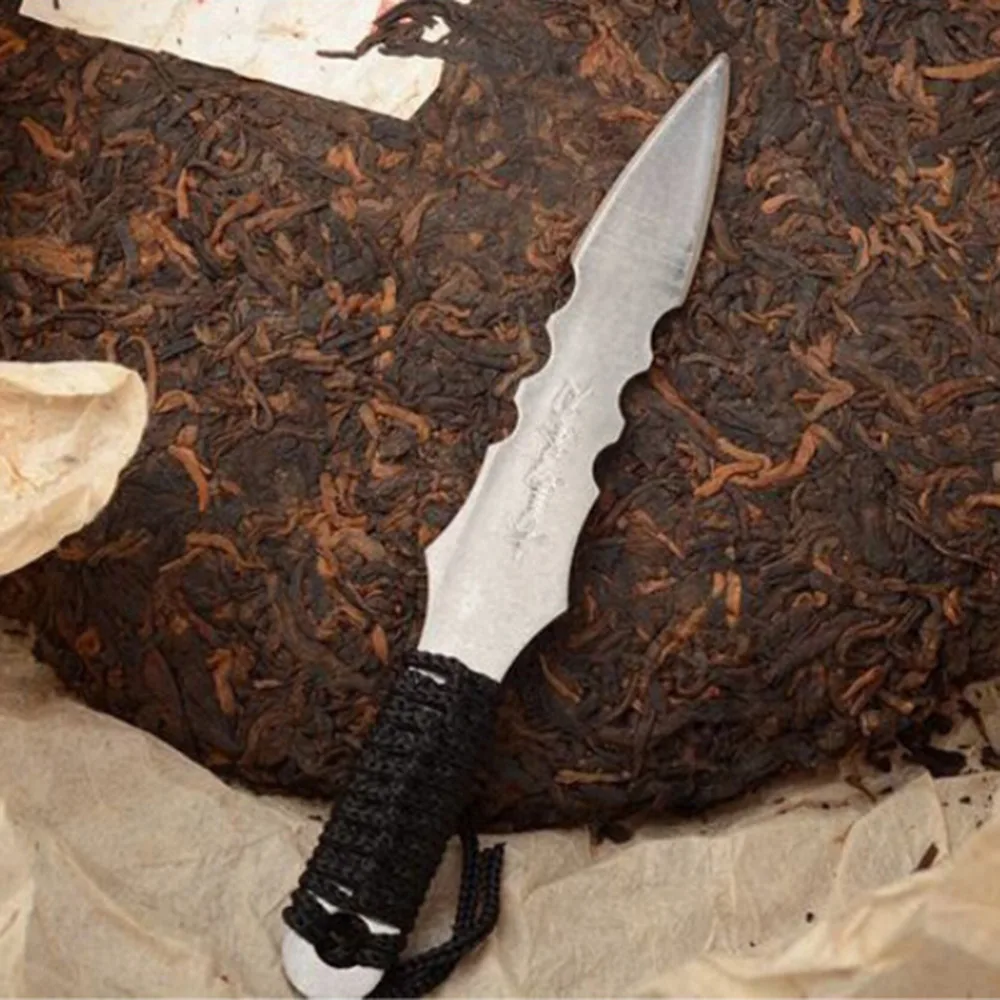 1 шт. пуэр нож для чайной церемонии иглы нож для Пуэра конус из нержавеющей стали металлическая вставка чайный набор утолщение нож для Пуэра чай YH-460996