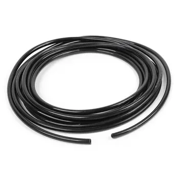 

New Black 5 Meters 8mm OD 5mm ID Wall Thickness PU Air Hose Pipe