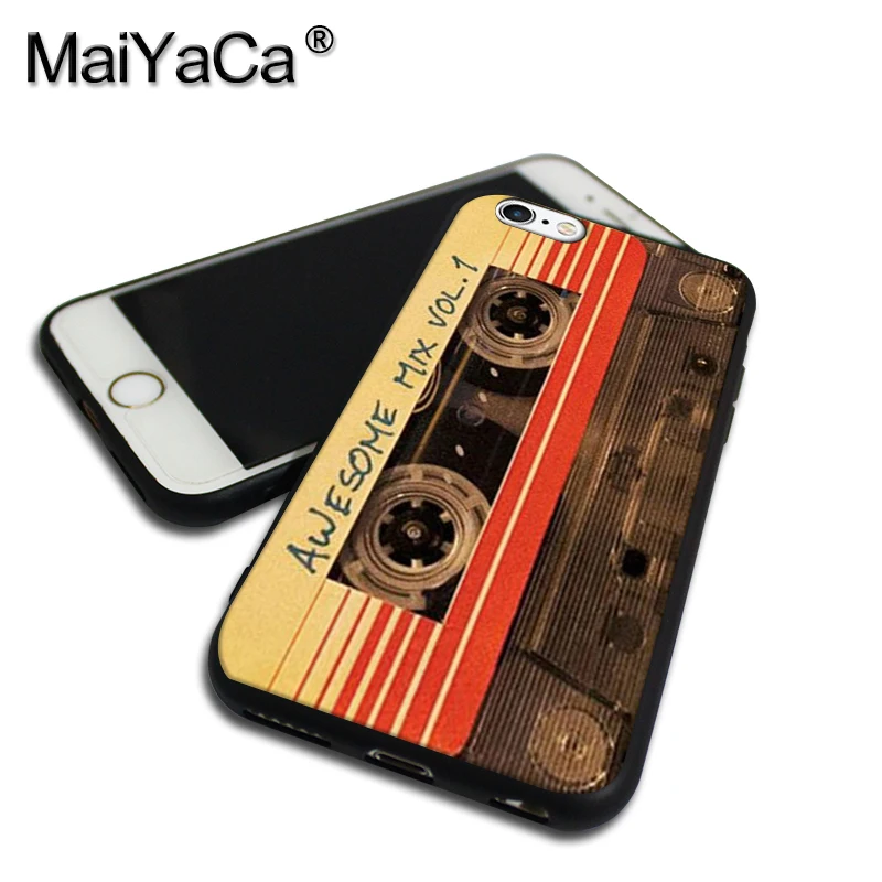 MaiYaCa силиконовый чехол для телефона для iphone 5S 6s 6s plus 7 8 plus 11pro max чехол mixtape винтажная магнитная лента кассета аудио лента чехол для iphone x xs max xr 11pro coque