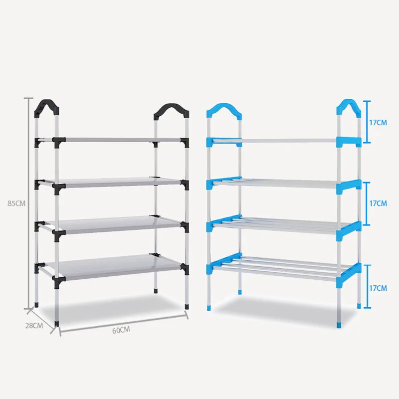 Ceny 1 sztuk wielowarstwowy minimalistyczny praktyczny metalowy stojak półka na buty bezpłatny montaż domu wymienny Super oszczędność miejsca szafka na buty