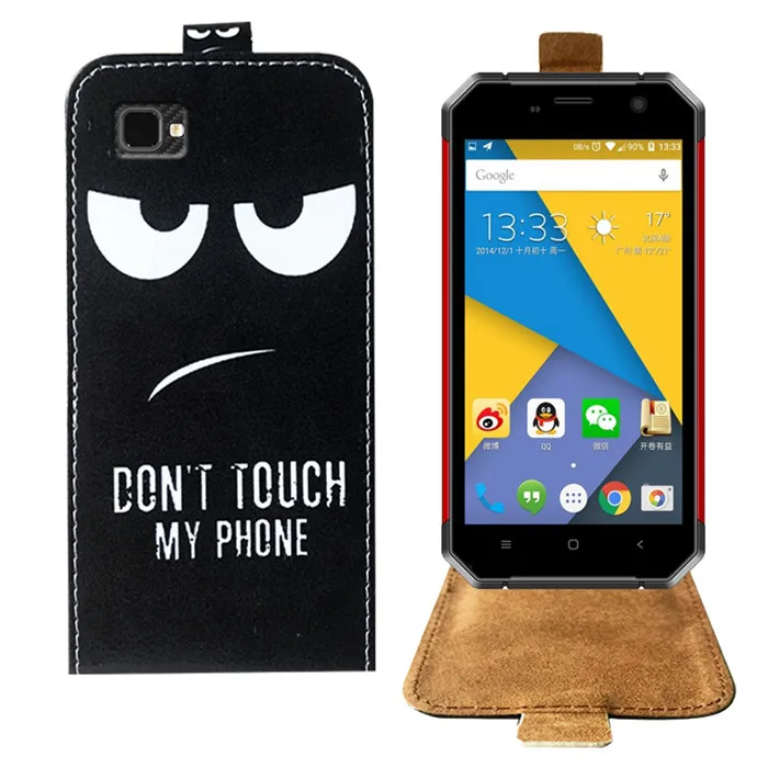 

Newest Printing PU Leather Flip Case For Nomu S30 Case Back Cover 5.5" Cartoon Phone Case Protective Bags
