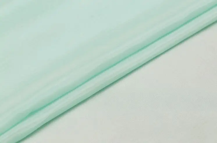 silk cotton light green