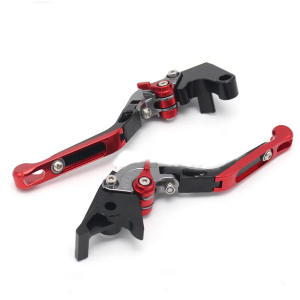 Motorcycle CNC Adjustable Foldable brake Clutch Levers for Honda CB300F/FA- with Logo(CB300F - Цвет: Black-Red