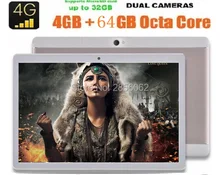 New 10 inch 3G 4G Lte Tablet PC Octa Core 4GB 64GB 1280 800 Dual SIM