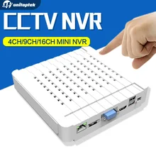 16CH 9CH Мини NVR HDMI 720 P/1080 P/3MP/5MP HD Сетевой Видеорегистратор Безопасности CCTV камера iPhone Android Посмотреть ONVIF P2P Облако