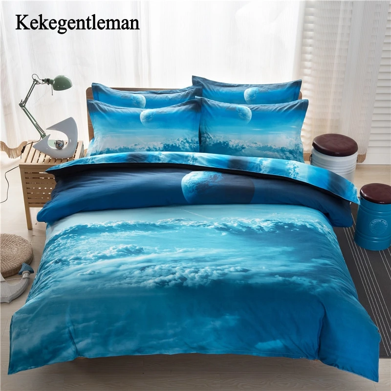 Kekegentleman 3d Galaxy Bedding Sets Universe Outer Space Themed