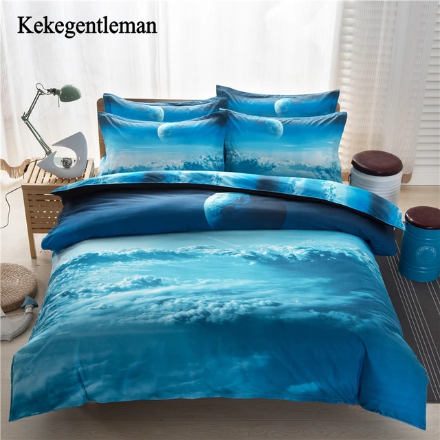 kekegentleman 3d galaxy bedding sets universe outer space themed bed sheets cosmic stars duvet cover set - Galaxy Bedding Set kekegentleman 3d galaxy bedding sets universe outer space themed bed sheets cosmic stars duvet cover set - Galaxy Bedding Set
