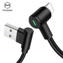 Mcdodo USB кабель для iPhone X 8 7 6s 5 Plus светильник USB кабель Быстрая зарядка зарядное устройство для мобильного телефона светодиодный светильник Шнур адаптер