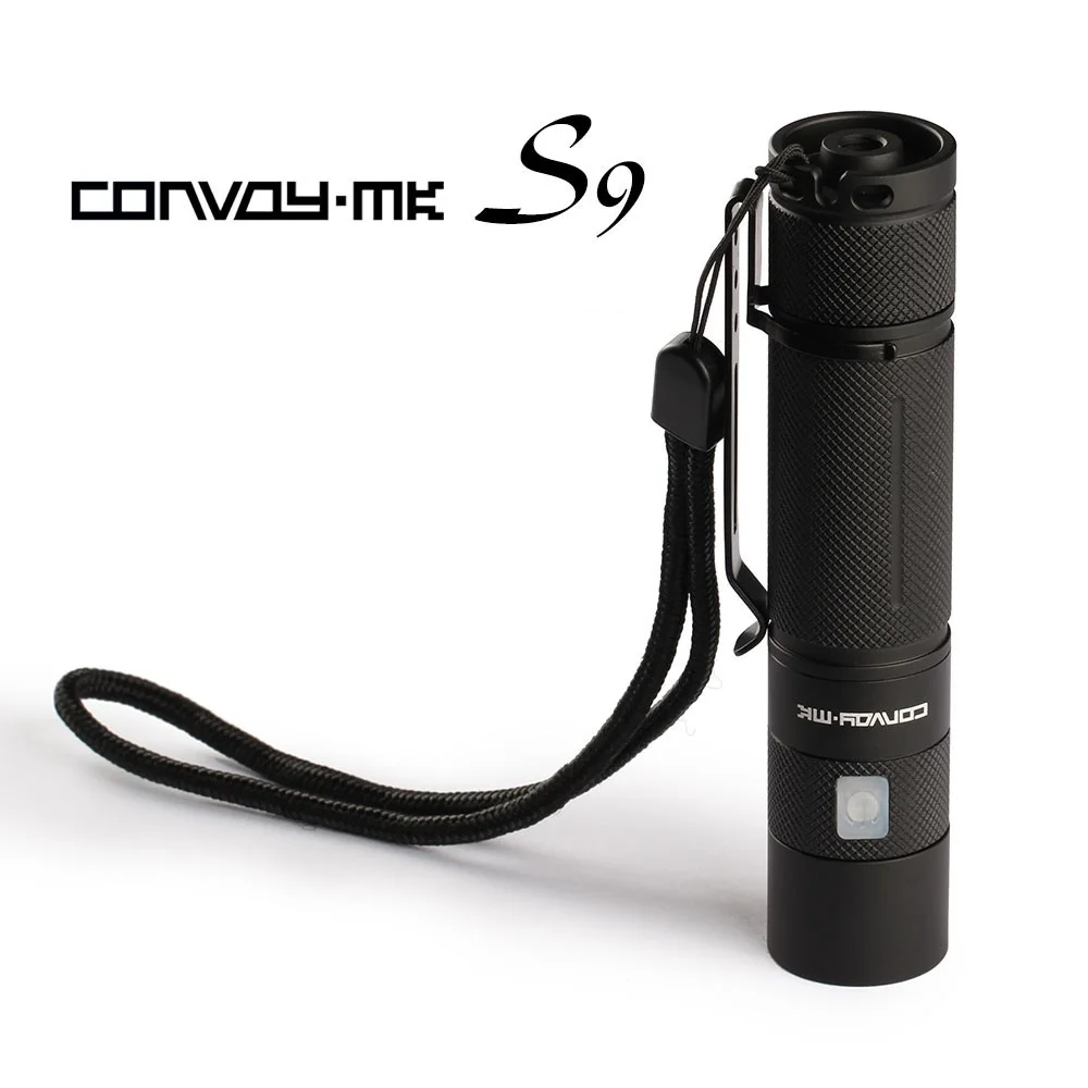 Convoy S9 фонарик, cree xml2 внутри, 1400mA, с порт зарядки Micro USB