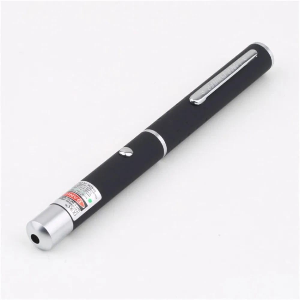 Зеленый красный лазер указка ручка-лазерная указка 5 мВт 532nm Высокая мощная лазер лампа фокус