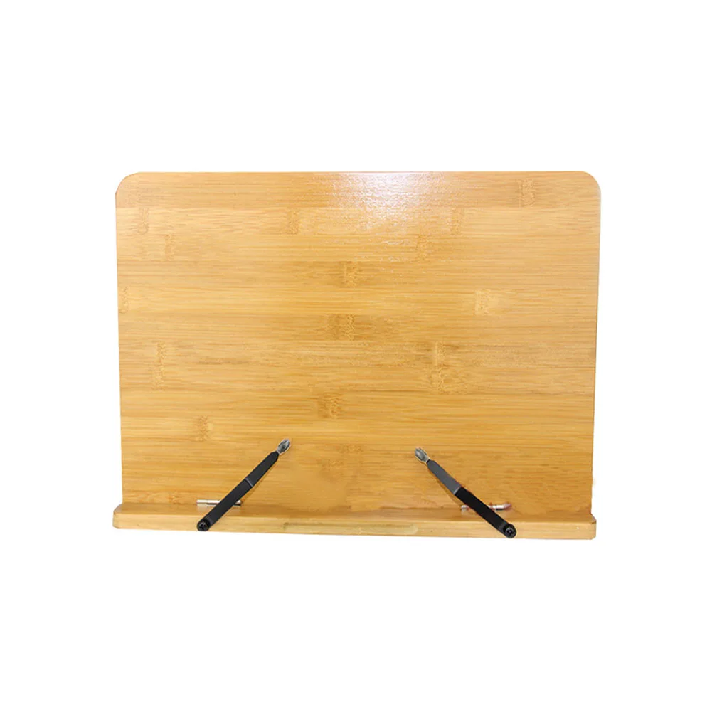 

Learning Adjustable Holder Support Multifunctional Professional Office Gifts Natural Bamboo Reading Frame Book Stand Kids School