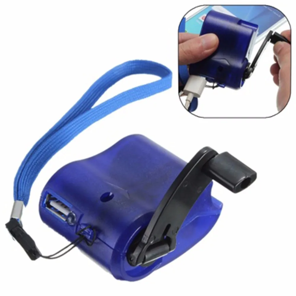 New Universal Emergency Charger Mini USB Hand Power Dynamo Portable