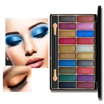 

20-color Pearlescent Eyeshadow Professional Make-up Multicolor Eyeshadow Palette Pressed Glitter Easy to Wear Eyeshadow Palette