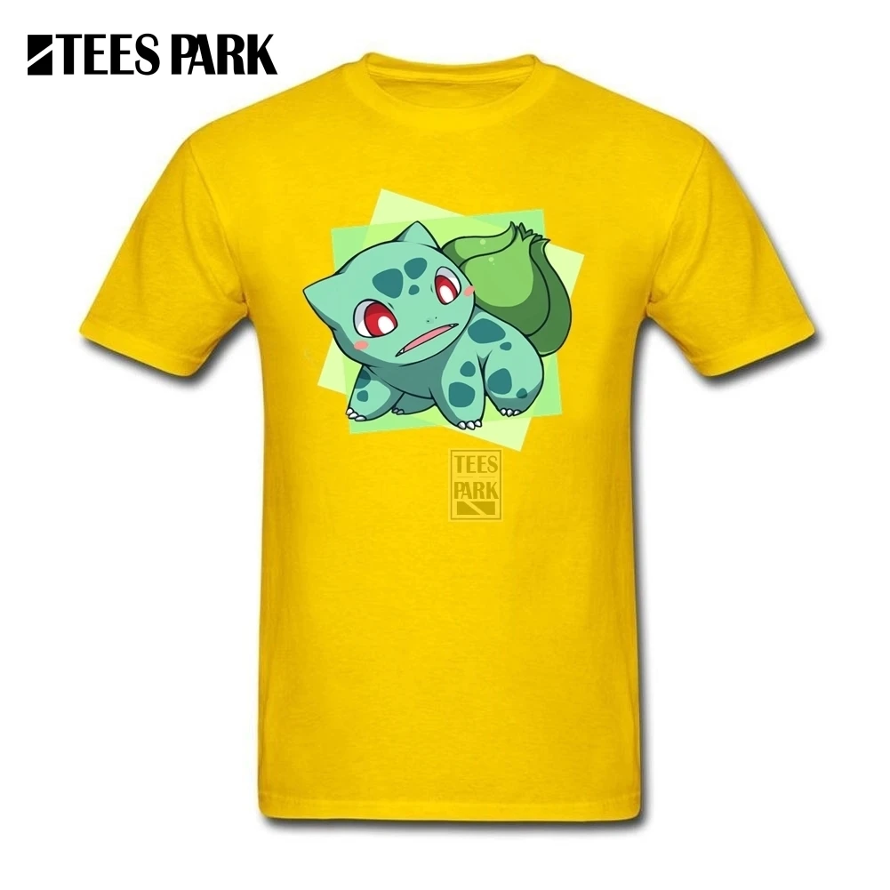 Cartoon Theme Custom Family T Shirt Pokemon Bulbasaur Mens Round Collar