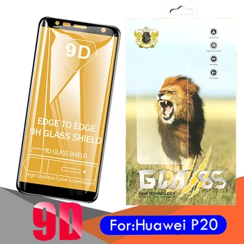 

1000pcs 9D Tempered Glass Full Cover For Huawei Nova 6 SE 5T 5i Y9 Y7 Y6 Pro P Smart Protective Screen Protector With Package