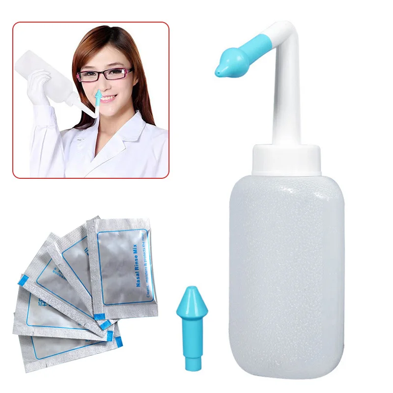 

Adults Children Nasal Wash Cleaner Nose Protector Cleans Moistens Avoid Allergic Rhinitis Neti Pot 400ml SK88