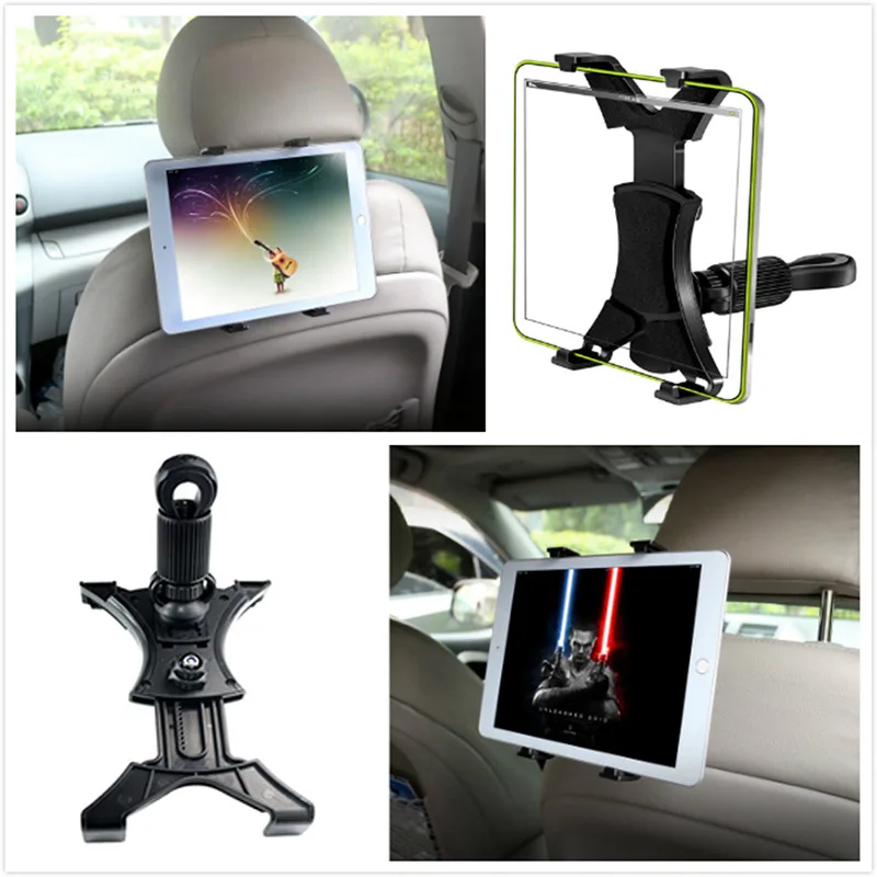 Car Ipad Tablet holder Headrest Mount Holder 360° Adjustable Rotating Back Seat