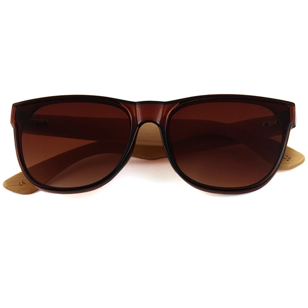 Design Sonnenbrille Uv400 Marke Objektiv Shades Retro Brille Bambus Frauen Holz Anti Lens Brown Willenskraft Männer Braun H0pwpq
