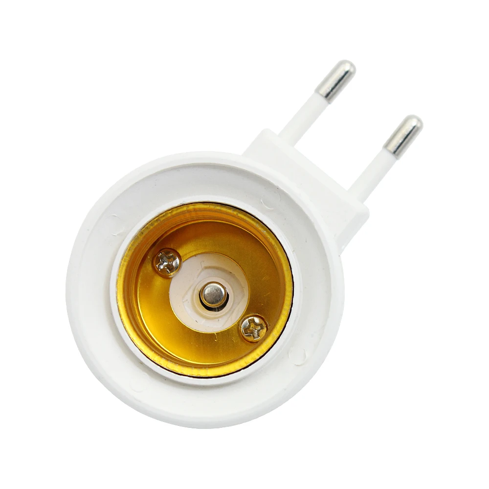 1 шт. E27 Светодиодный светильник цоколь Типа AC 110V 220V EU штепсельная вилка держатель лампы конвертер с кнопкой включения/выключения