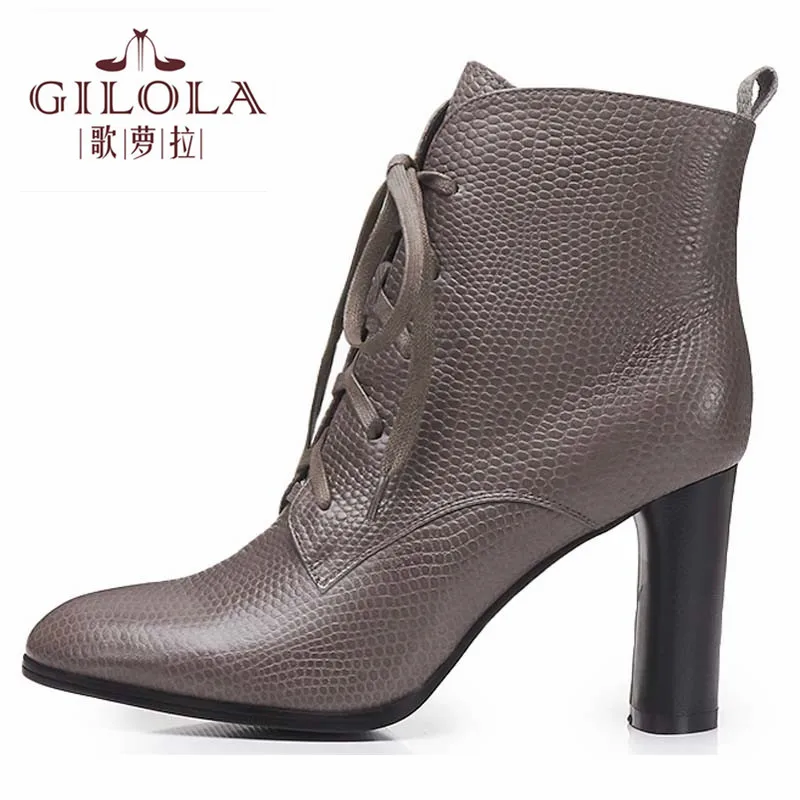 

size 34-43 new ankle high heels sexy snow women boots autumn women's boots winter shoes woman best #Y0125438Q
