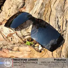 HKUCO для пробации солнцезащитные очки поляризованные Сменные линзы многоцветные опционально