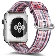Ремешок для часов из натуральной кожи для Apple Watch iwatch 38/42 мм Серия 1 2 3 мужские женские наручные часы браслет красочный ремешок
