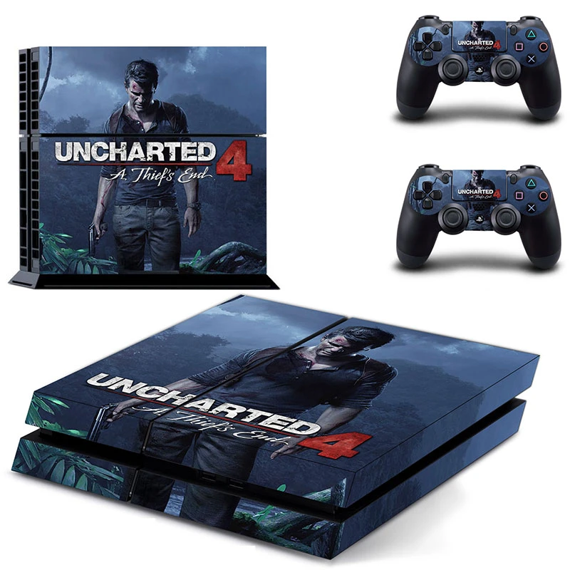 instructor estrategia digerir Uncharted 4 A Thief's End PS4 Skin Sticker Decal para Sony PlayStation 4  Console and Controller Skin PS4 Sticker Vinyl Accessory|Adhesivos| -  AliExpress