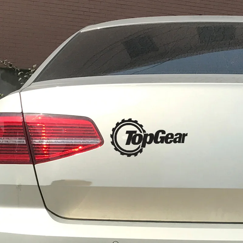 1pc SEEYULE New Arrival Top Gear Letters Car Sticker Reflective Personalized Waterproof Car Styling Decal for VW Golf Passat