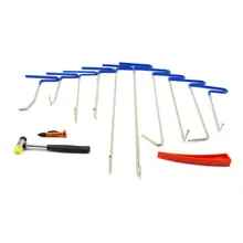 Furuix Dent Repair Rod Hook tools PDR tools Dent Removal Set Herramientas Paintless Hail Removal Rod