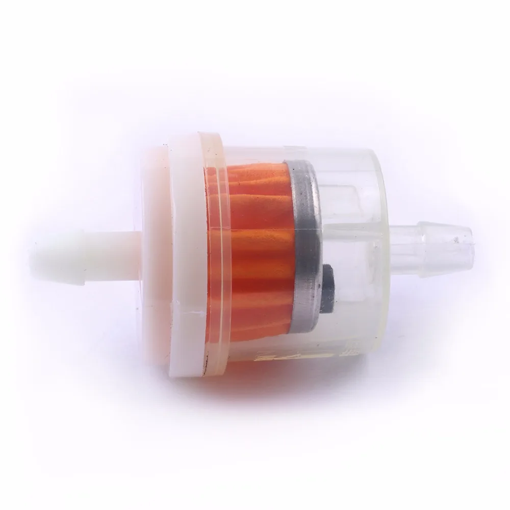 10PCS Universal Car Motorcycle Clear Inline Gas Carburetor Fuel Filter