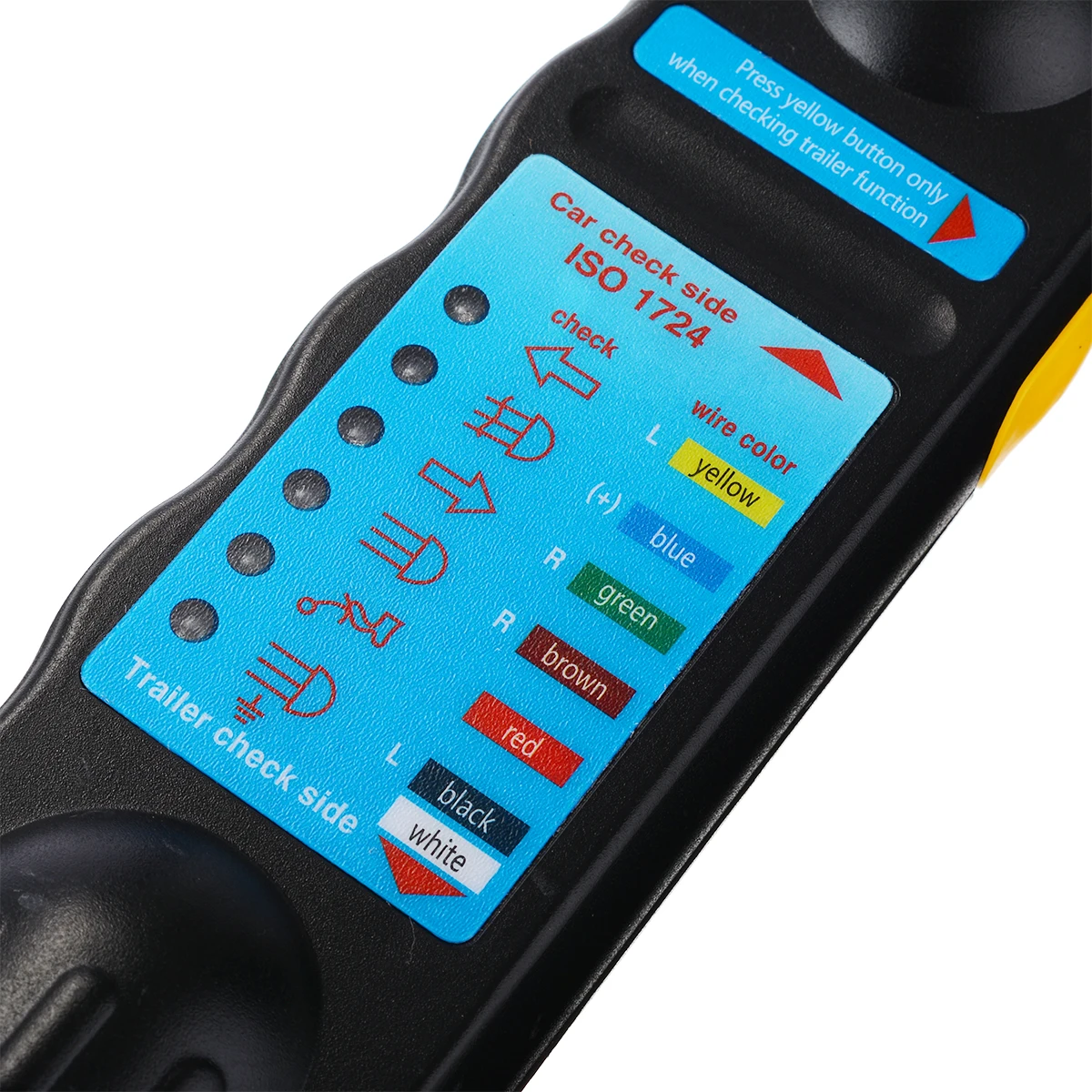 Universal Towing Trailer 7 Pin Plug Socket Connection Tester 12V Wiring Circuit Light Tool Unit Diagnostic Tools