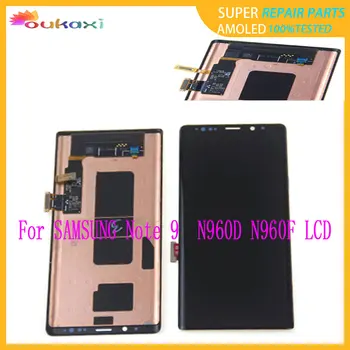 

For SAMSUNG GALAXY Note 9 lcd Note9 N960D N960F original super AMOLED 6.4'' display touch screen digitizer with burn components