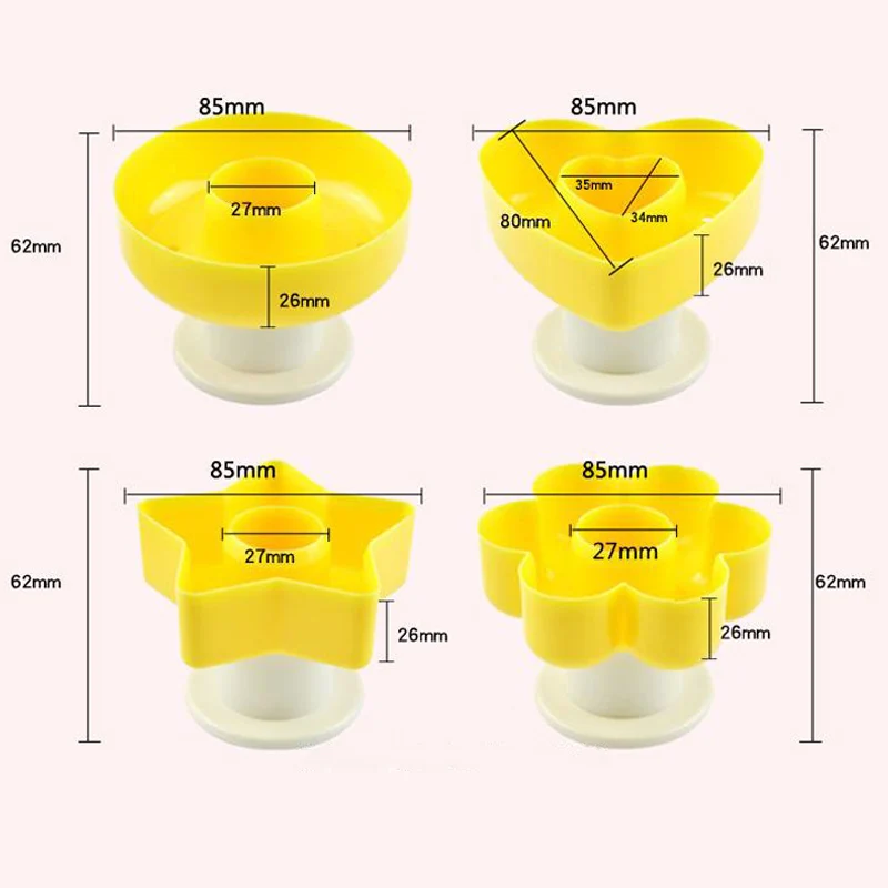 4 Форма Dount формочка Cutter DIY помадный десерт сладкий для продуктов и выпечки пирог печенье формы прибор для приготовления пончиков плесень Кухня наборы для десерта