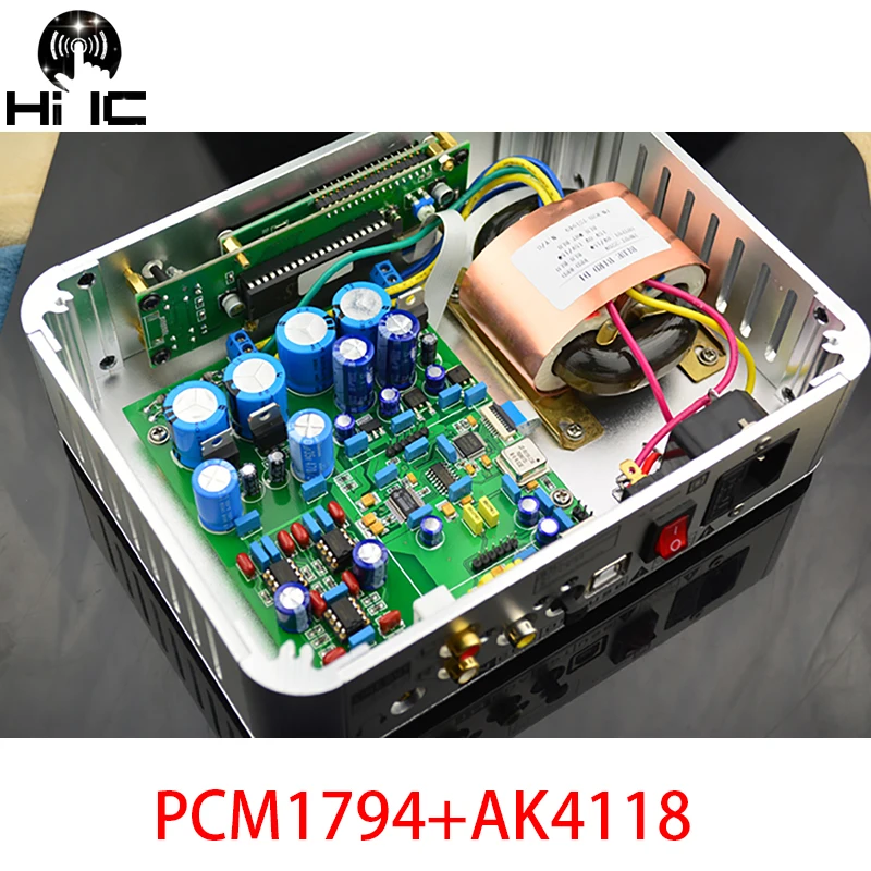 OPA2604 * 3 аудио декодер DAC PCM1794 + AK4118 USB коаксиальный/оптический вход ES9023 96 K/XMOS 192K с