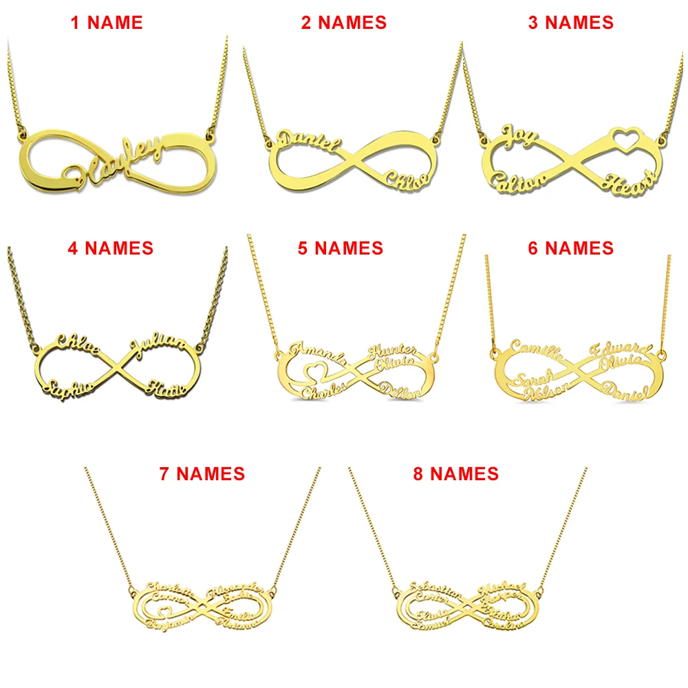 INFINITY 1-8 NAMES