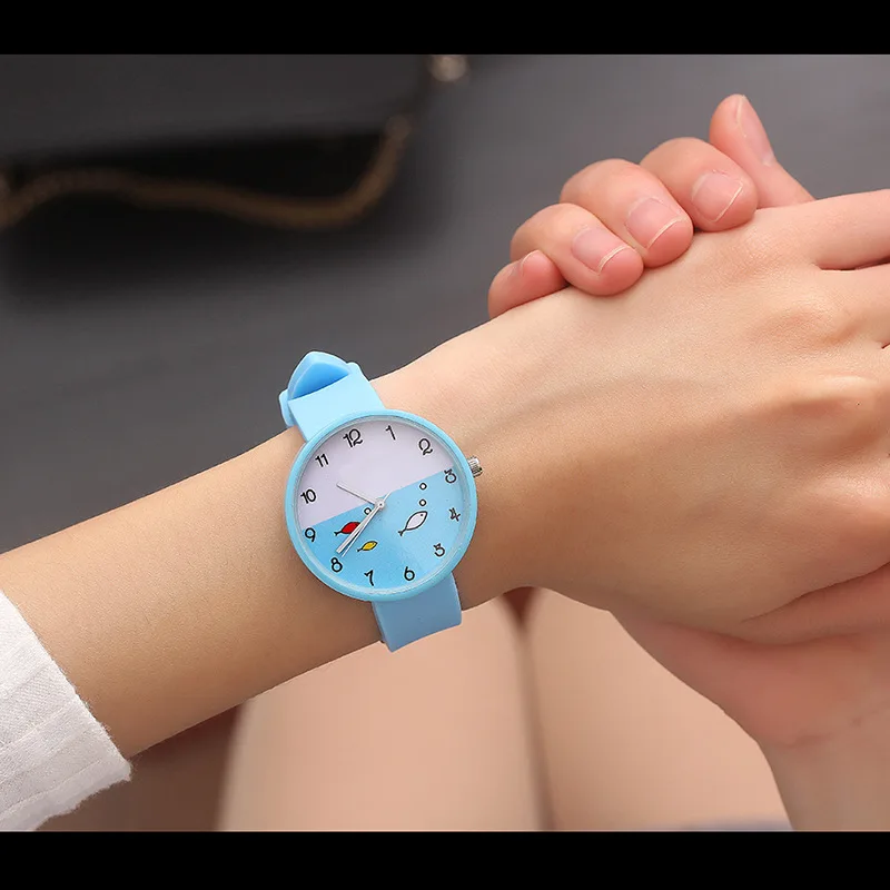 

Cartoon Cute Fish Style Quartz Watches Children Watch Fashion Child WristWatch Kids Clock Gift For Boys Girls relogio infantil