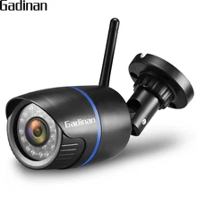 GADINAN 1080P 960P 720P HD Wireless CCTV Bullet WIFI Camera Outdoor IR Night Vision Security CCTV Camera CamHi APP TF Card Slot