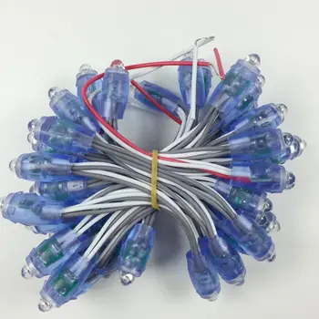 

1000pcs 12mm LED Pixel Module Waterproof LED Point Light for Letter Sign Advertising DC5V White/ Yellow/ Red/Green/Blue Color