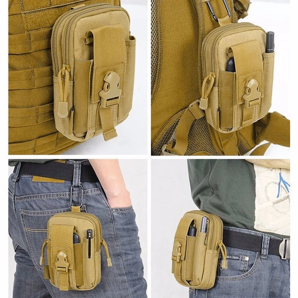 

Men's Outdoor Camping Bags,Tactical Molle Backpacks,Pouch Belt Bag,Military Waist Backpack,Soft Sport Running Pouch Travel Bags
