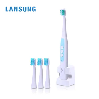

LANSUNG Wireless Charge Ultrasonic Electric Toothbrush Waterproof Automatic Tooth Brushes Massager Toothbrushes 2 Minutes Timer