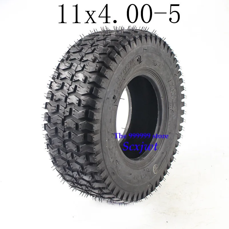 Новые 11 дюймовые шины 11x4. 00-5 бескамерные шины 5-дюймовый концентратор газон колесный Электрический скейтборд шины 11*4,00-5 Шины