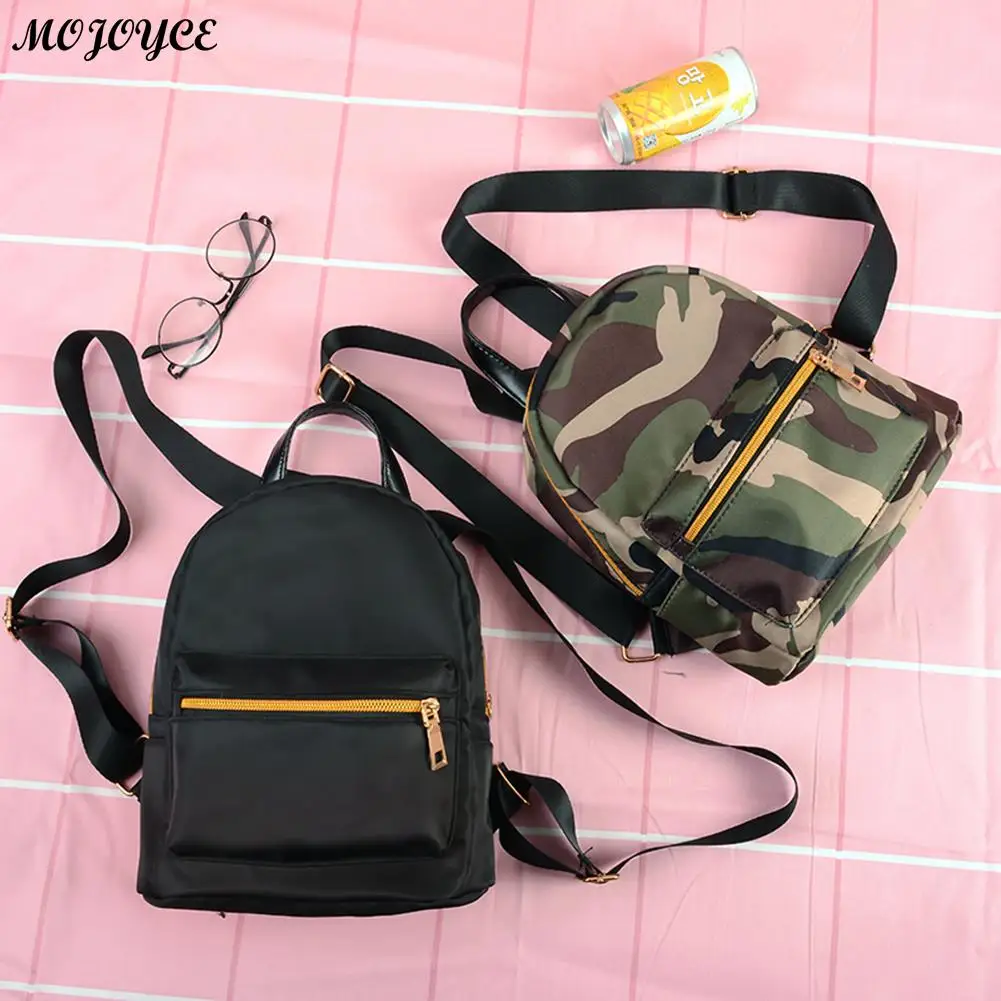 pink mini camo backpack