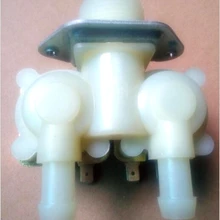 3/" Нормально закрытый подача воды Электрический соленоид клапан AC 220 V приток входное отверстие реле протока 0.8Mpa один вход два выхода