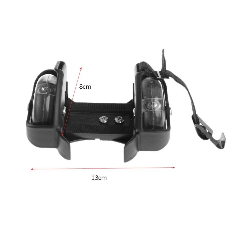 PVC ضوء قابل للتعديل الأطفال عجلة كعب زلاجات دوارة طفل بات مان شفرة حذاء حزام