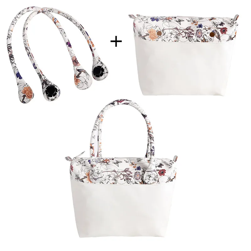 LHLYSGS Аутентичные O сумки ручки и Obag внутренняя сумка съемные соответствующие органайзеры мода Италия стиль Obag сумка через плечо - Цвет: One Set