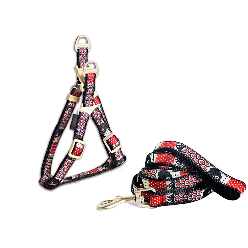 Harness And Leads Set Many Colours Pet Dog Harness Adjustable Dogs