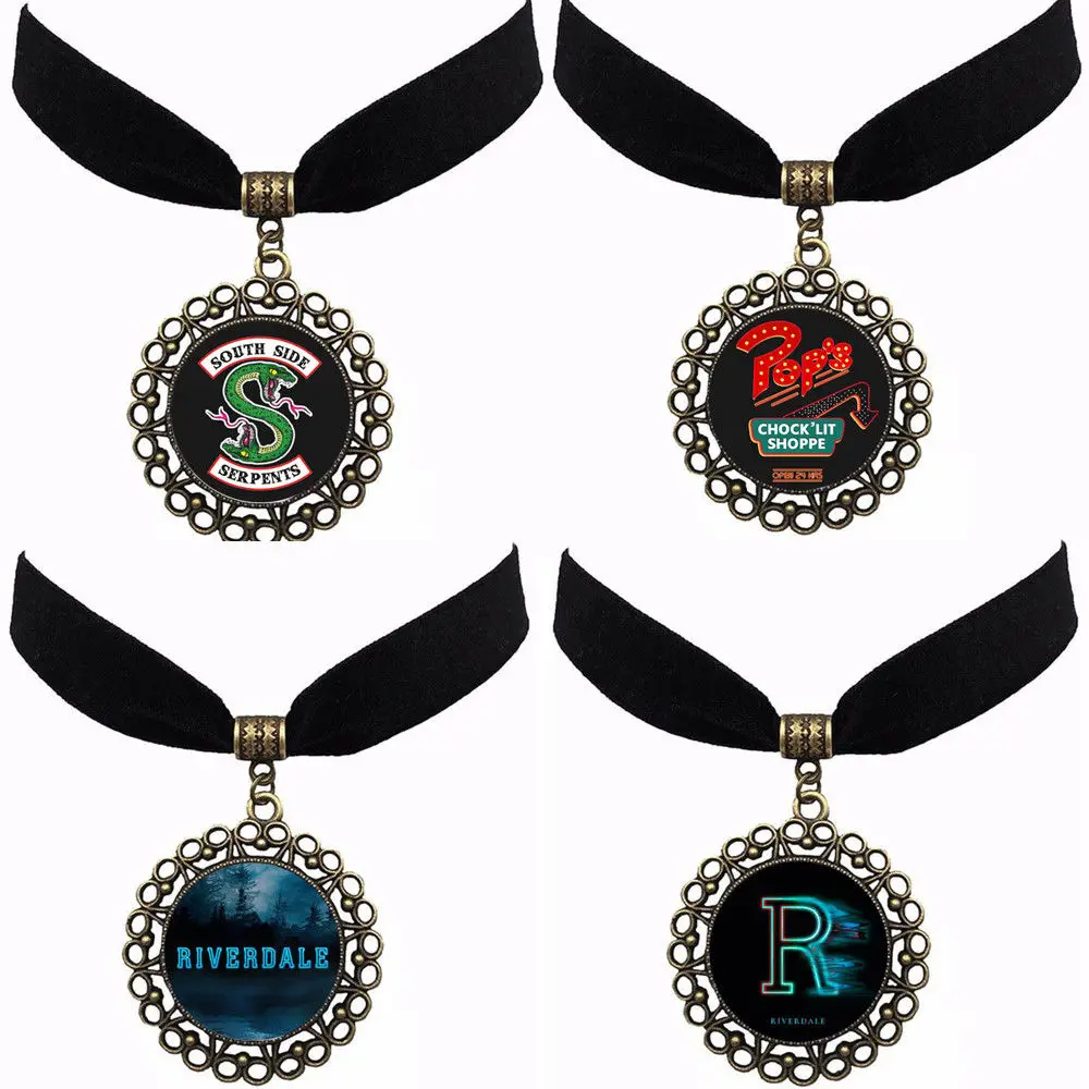 

Jughead Riverdale South Side Serpents Pop's Chock'lit Shoppe Choker Necklace