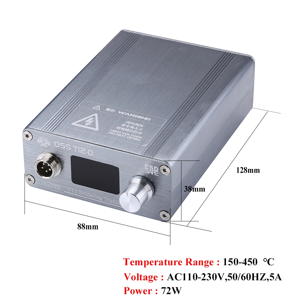AC110-230V 72 Вт T12 Цифровой паяльник станция быстрый нагрев Регулируемая температура паяльник BGA сварочные инструменты
