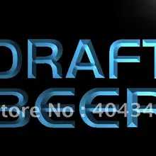 LB507-черновик пивной бар Пивной клуб напиток NR светодиодный неоновый свет знак