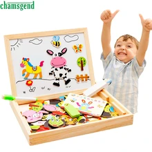 Многофункциональный для рисования и письма доска магнитная головоломка двойной мольберт игрушка леверт Прямая поставка Z0412